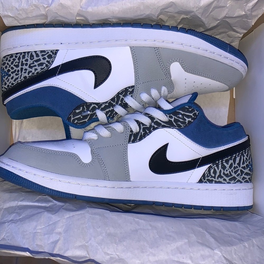 Jordan 1 low SE true blue